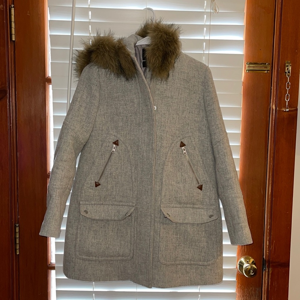 J Crew Chateau parka in Italian stadium-cloth wool - worn once
